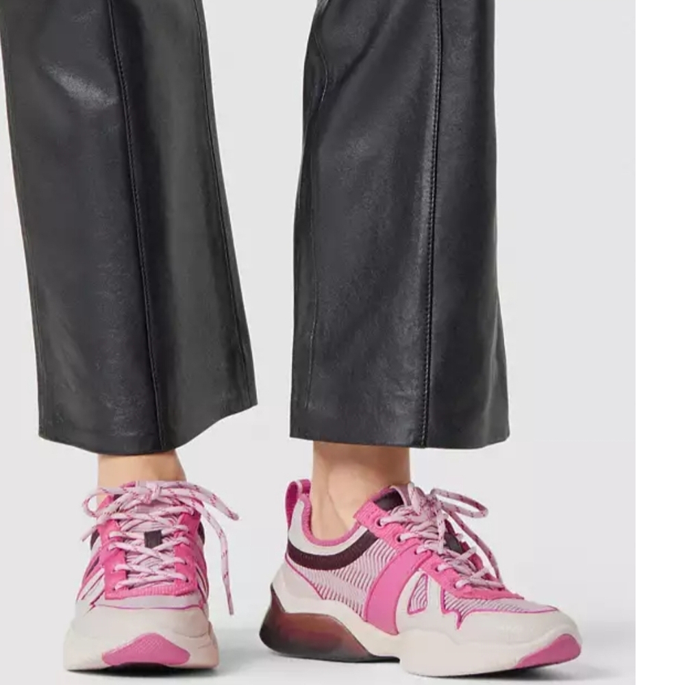 Coach Pink and White Athletic Sneakers